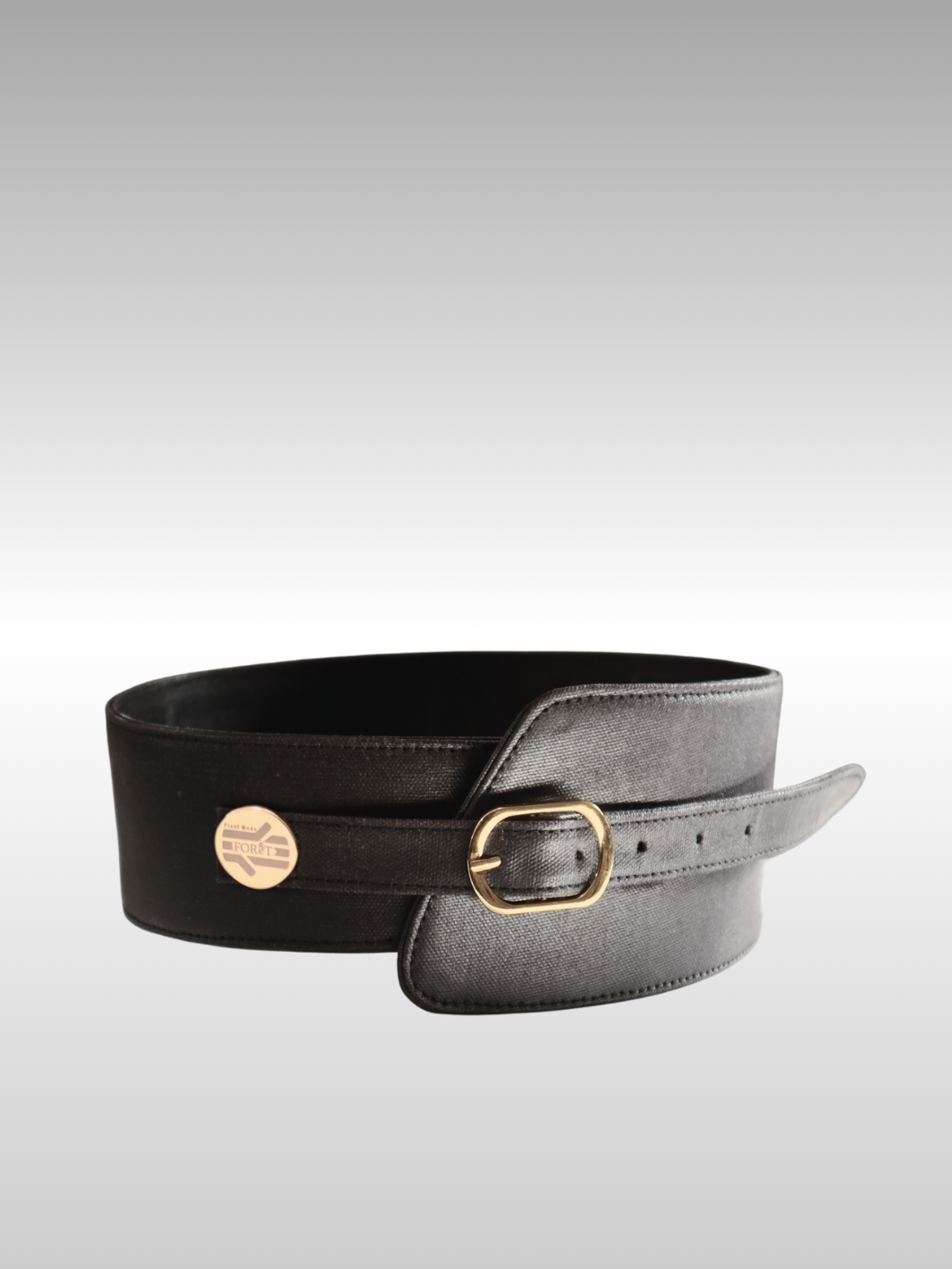 FORET Obi belt in Plant vegan leather