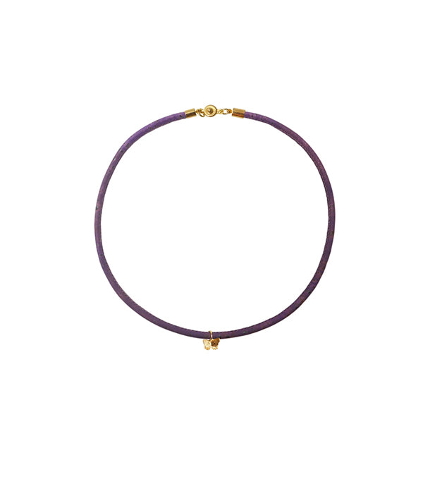 Kids Cork Butterfly Necklace