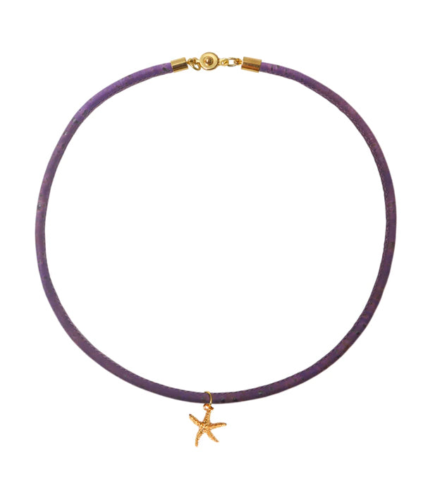 Kids Cork Starfish Pendant Necklace