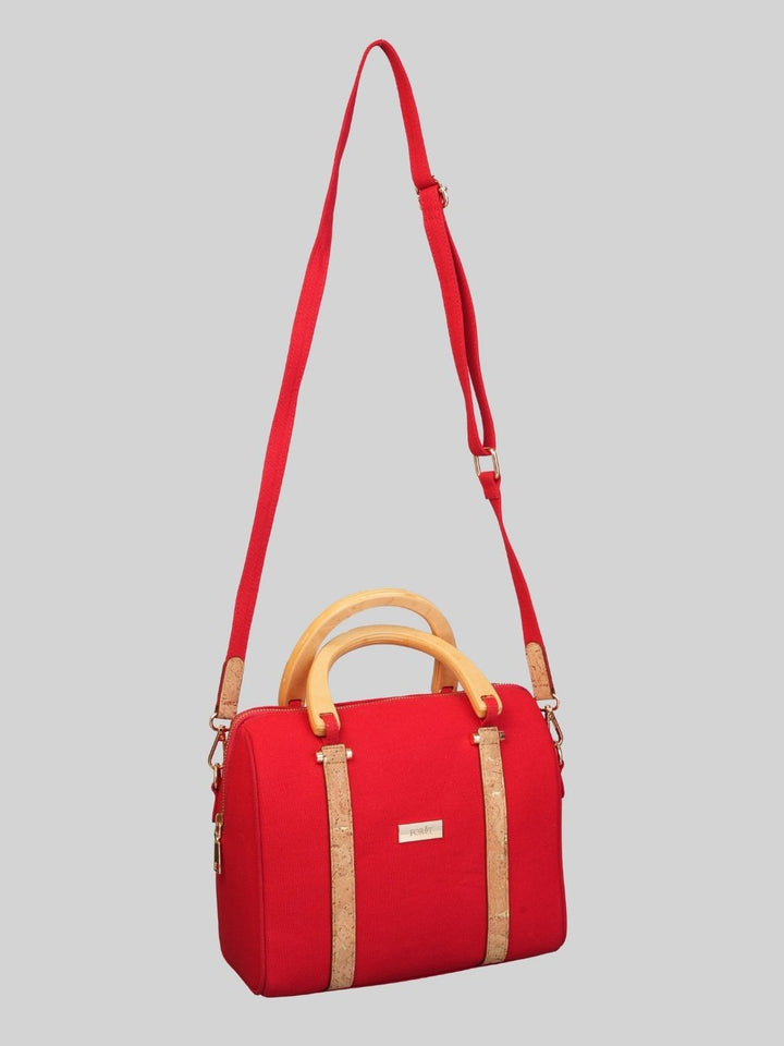FOReT®️ Luma Mini Luxe Bag – Ruby Red with Gold Flecks