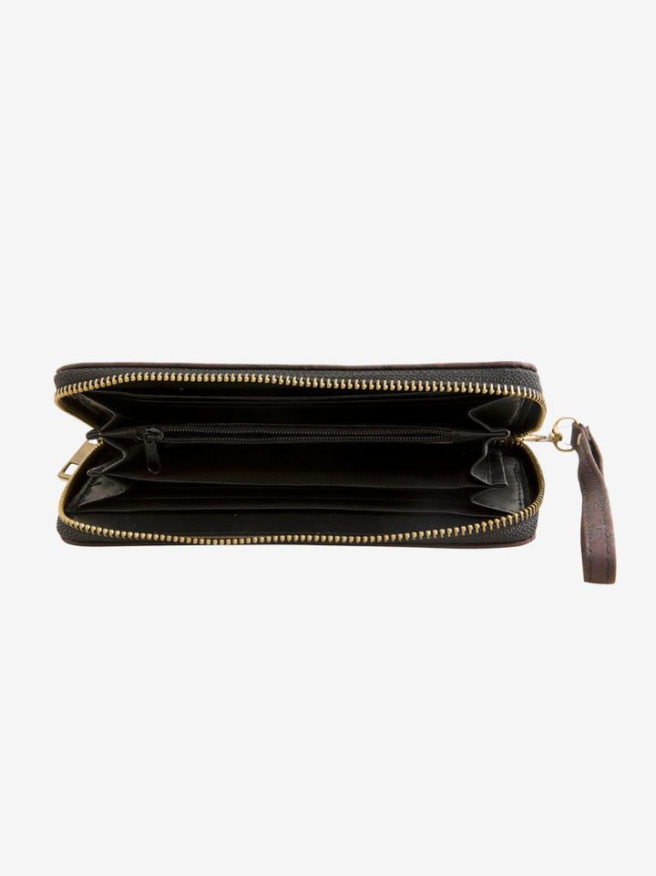 FOReT Tilia Zipped Cork Wristlet - Brown