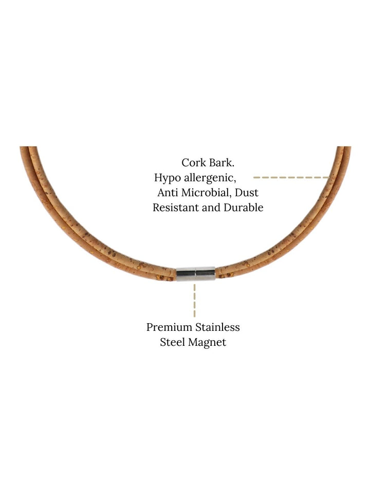 Cork Azure Seas Ceramic Necklace