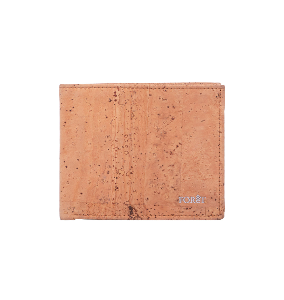 Cork Natural Wood  Men's Card Wallet