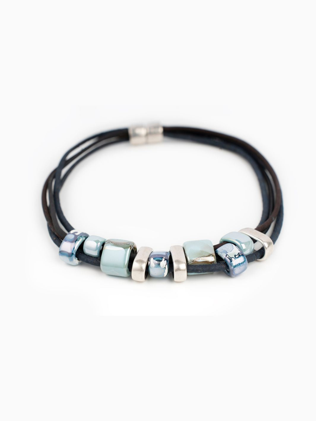 Ceramic Cork Ocean Necklace for women