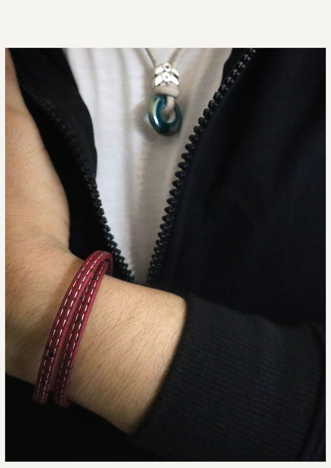 Men’s Cork Vegan Wrap Bracelet