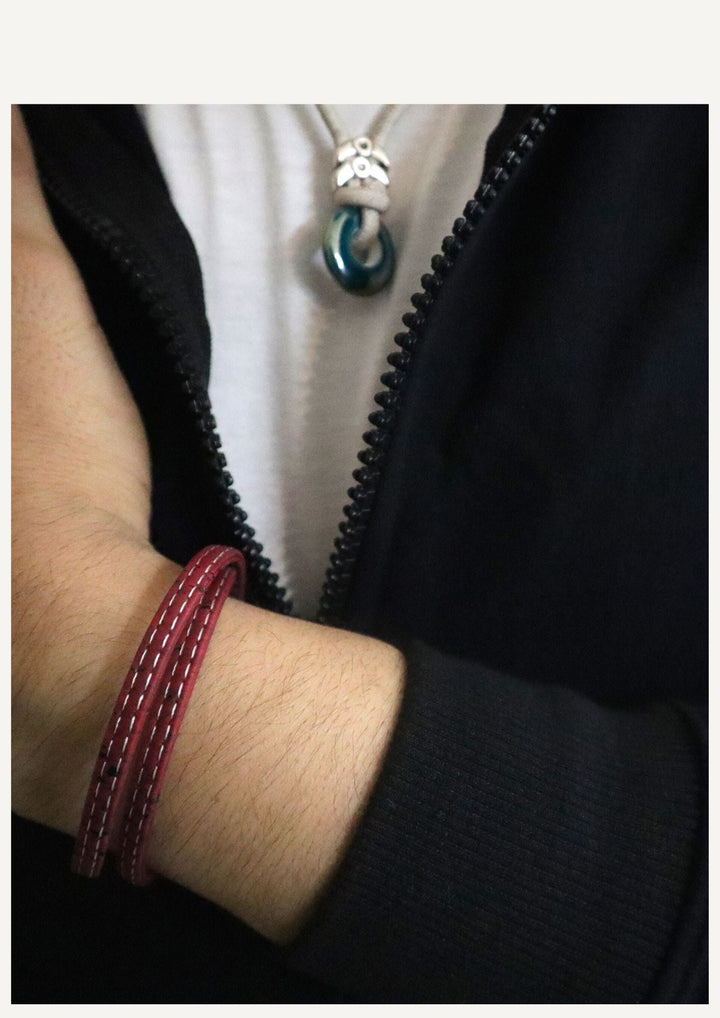 Men’s Cork Vegan Wrap Bracelet