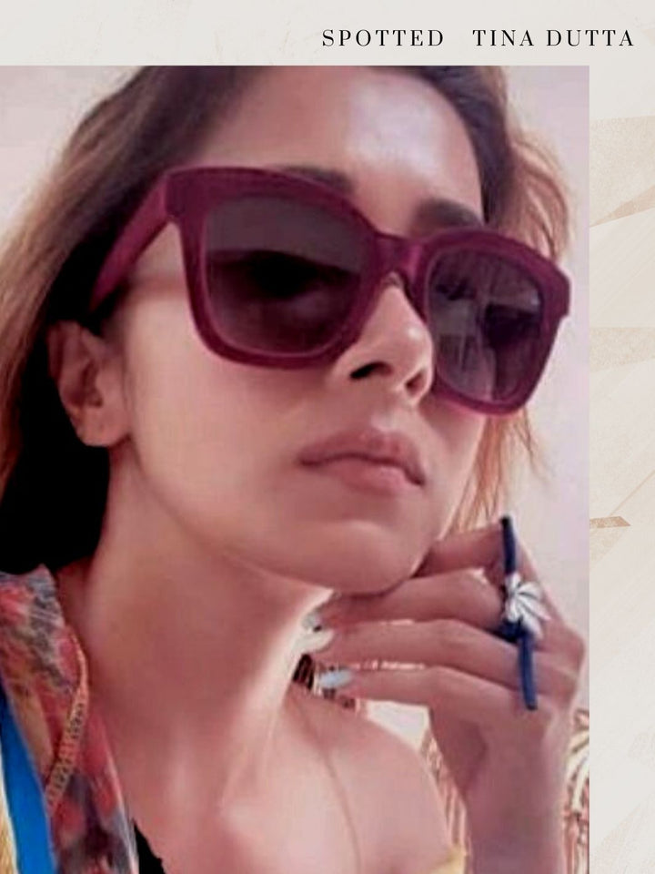 Tina Dutta Actor wears FOReT Sustainable Fashion Ring