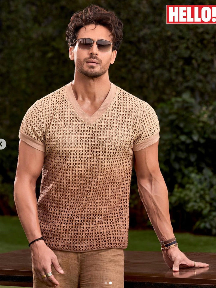 Spotted on Tiger Shroff for Hello Magazine: Rock Python Men’s Bracelet