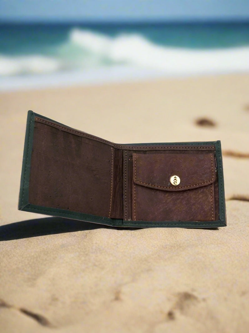 Verdure Green Brown Wallet