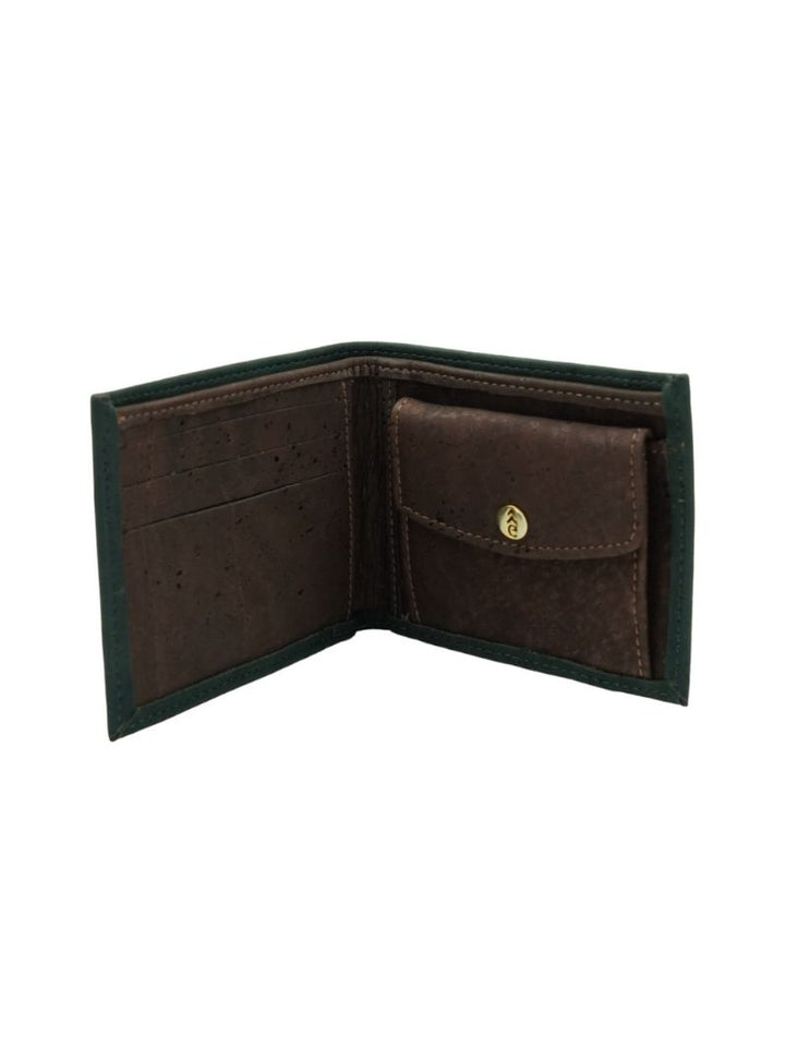 Verdure Green Brown Wallet